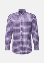 Regular Casual Hemd Karo in Lila |  Seidensticker Onlineshop