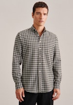 Regular Casual Hemd Karo in Grün |  Seidensticker Onlineshop