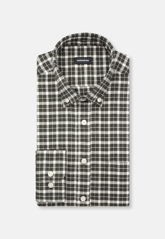 Regular Casual Hemd Karo in Grün |  Seidensticker Onlineshop