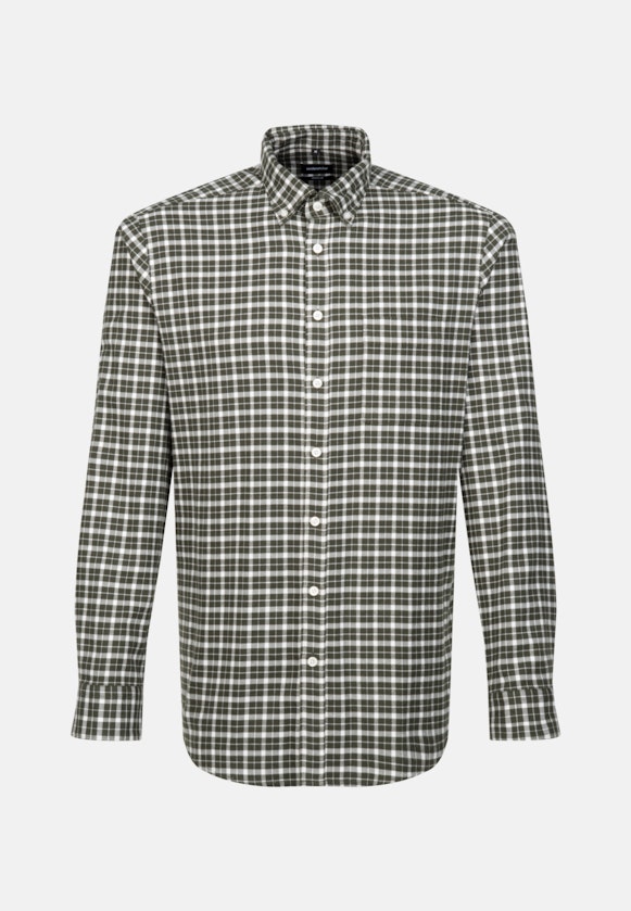 Regular Casual Hemd Karo in Grün |  Seidensticker Onlineshop