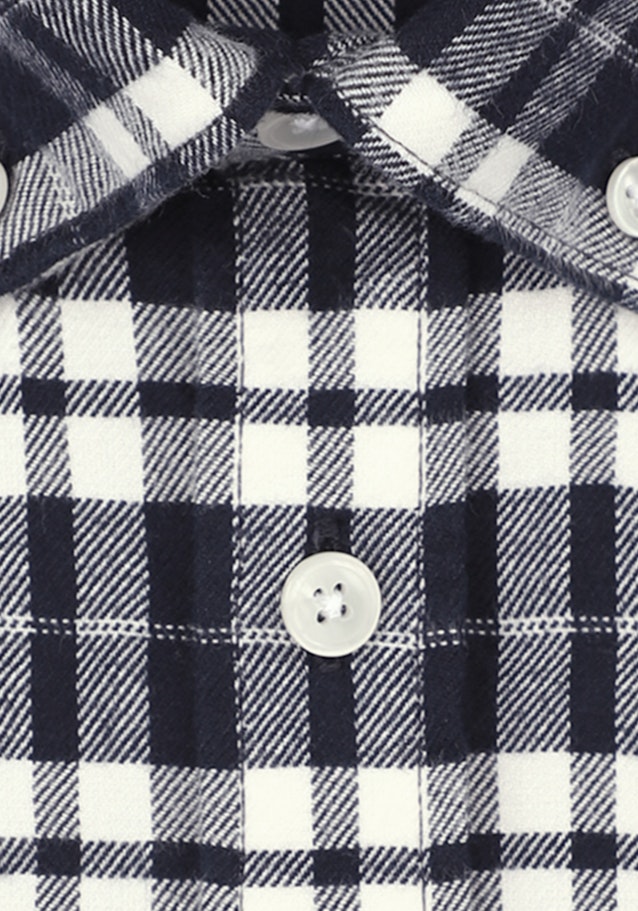 Twill Casual Hemd in Regular mit Button-Down-Kragen in Dunkelblau |  Seidensticker Onlineshop