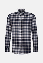 Casual overhemd in Regular with Button-Down-Kraag in Donkerblauw |  Seidensticker Onlineshop