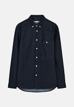 Denim Casual Hemd in Regular mit Button-Down-Kragen in Dunkelblau |  Seidensticker Onlineshop