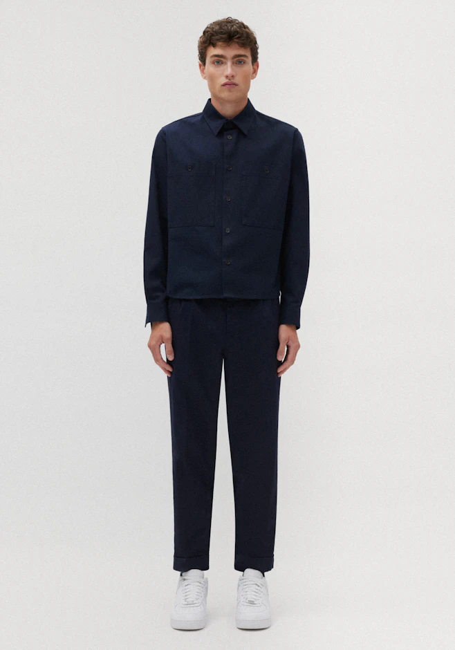 Regular Casual Hemd Uni in Dunkelblau | Seidensticker Onlineshop