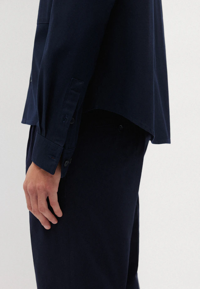Regular Casual Hemd Uni in Dunkelblau |  Seidensticker Onlineshop