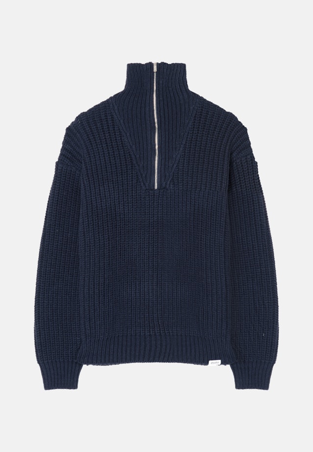 Pullover Regular in Dark Blue |  Seidensticker Onlineshop