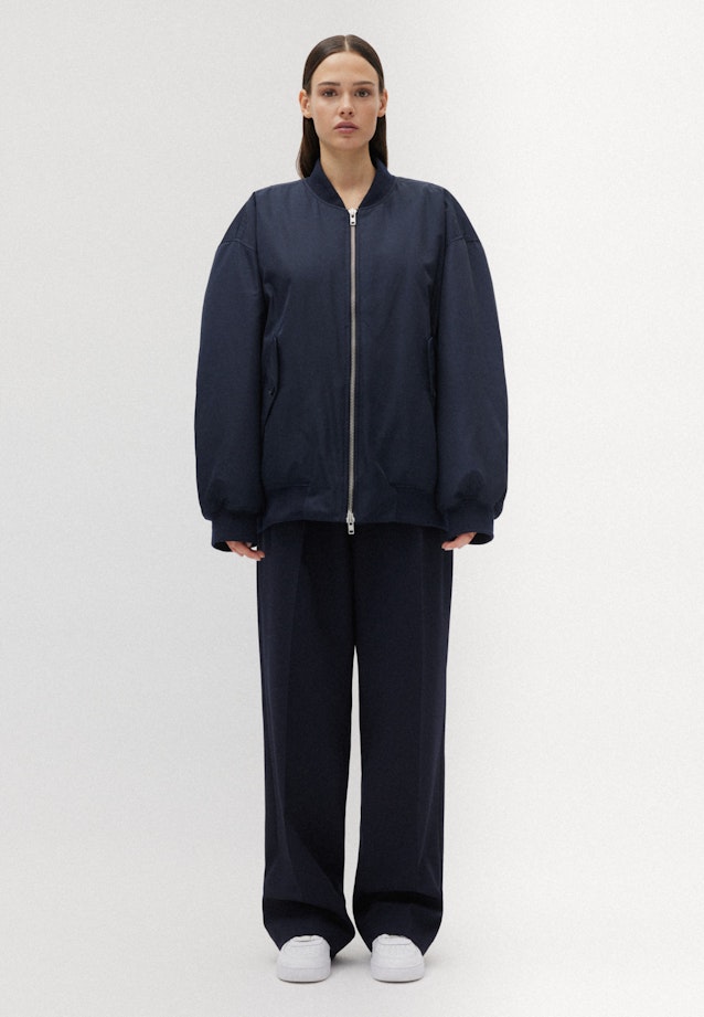 Kragen Jacke Oversized in Dunkelblau |  Seidensticker Onlineshop