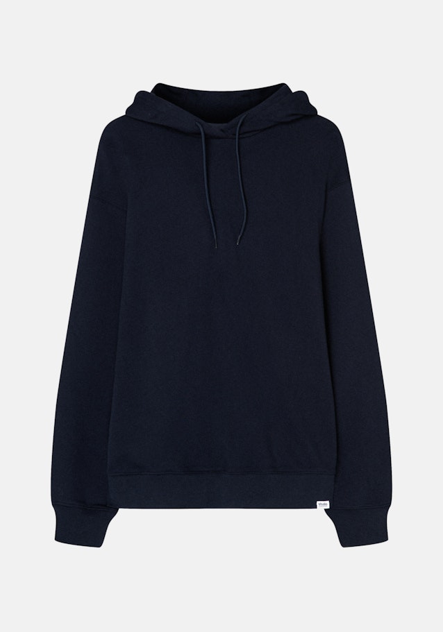 Hood Sweatshirt in Dark Blue |  Seidensticker Onlineshop