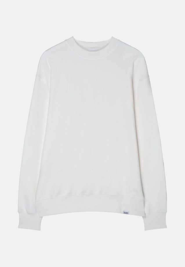 Oversized Sweat-Shirt Uni in Ecru |  Seidensticker Onlineshop