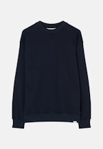Oversized Sweatshirt Uni in Bleu Foncé |  Seidensticker Onlineshop