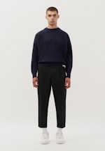 Oversized Pullover Uni in Dunkelblau |  Seidensticker Onlineshop