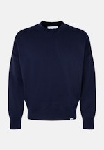 Oversized Pullover Uni in Dunkelblau |  Seidensticker Onlineshop