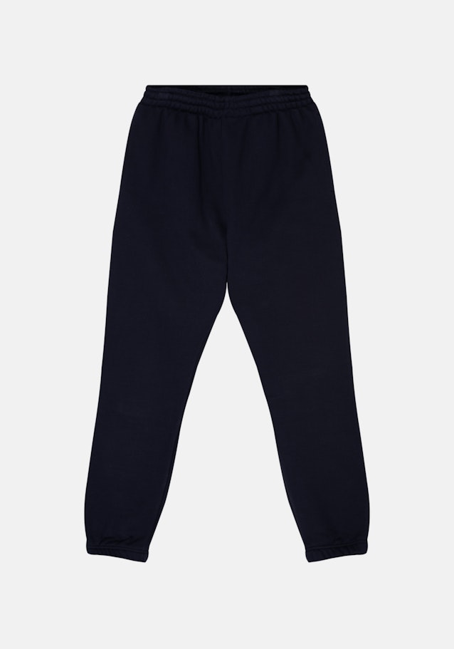 Regular les pantalons de survêtement Uni in Bleu Foncé | Seidensticker Onlineshop