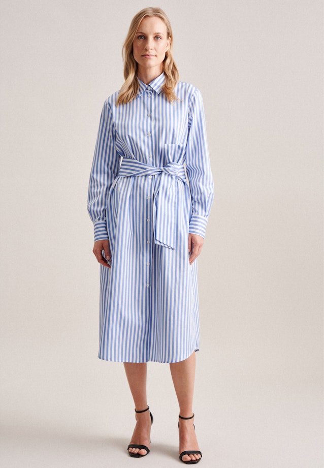 Robe A Rayures in Bleu Moyen |  Seidensticker Onlineshop