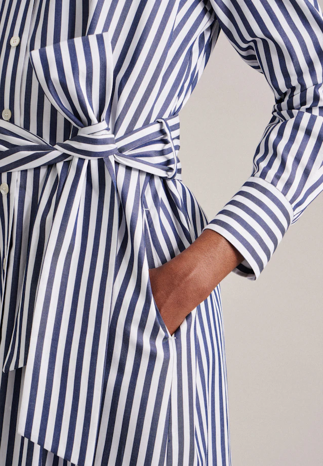 Robe rayures in Bleu Foncé |  Seidensticker Onlineshop