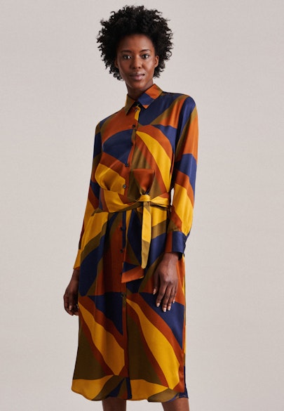 Dress Print in Dark Blue |  Seidensticker Onlineshop