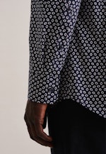 Regular Business Hemd Druck in Dunkelblau |  Seidensticker Onlineshop