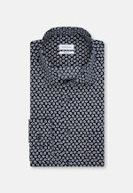 Regular Business Hemd Druck in Dunkelblau |  Seidensticker Onlineshop