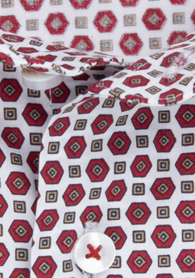 Popeline Business Hemd in Regular mit Kentkragen in Rot |  Seidensticker Onlineshop