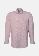 Regular Business Hemd Druck in Rot |  Seidensticker Onlineshop