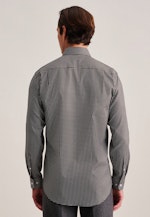 Regular Business shirt Small pattern in Green |  Seidensticker Onlineshop