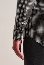 Regular Business shirt Small pattern in Green |  Seidensticker Onlineshop