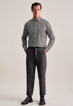 Regular Business shirt Small pattern in Green |  Seidensticker Onlineshop