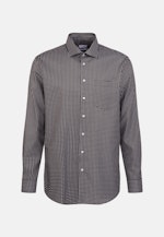 Regular Business shirt Small pattern in Green |  Seidensticker Onlineshop