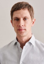 Slim Chemise en flanelle Uni in Gris |  Seidensticker Onlineshop