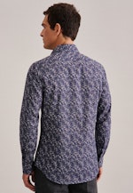 Slim Business Hemd Floral in Grau |  Seidensticker Onlineshop