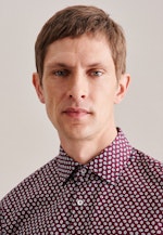 Slim Business Hemd Kleinmuster in Rot |  Seidensticker Onlineshop