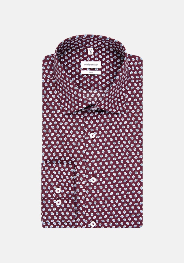 Chemise Business Slim Col Kent manches extra-longues in Rouge |  Seidensticker Onlineshop