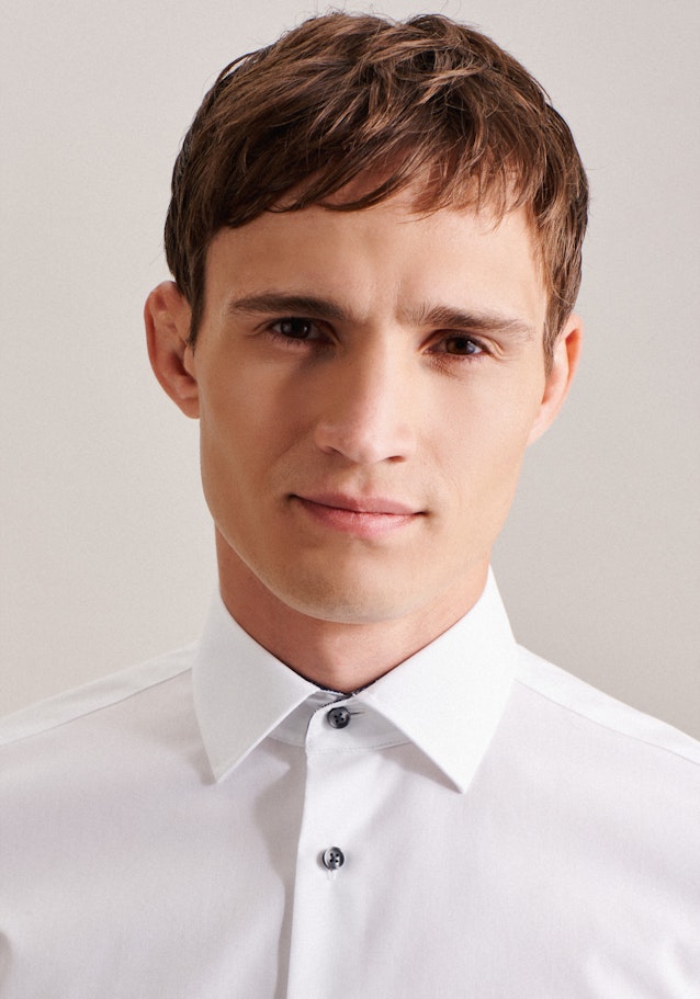 Slim Business Shirt Uni in White | Seidensticker Onlineshop