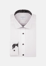 Non-iron Poplin Business Shirt in Slim with Kent-Collar and extra long sleeve in White |  Seidensticker Onlineshop