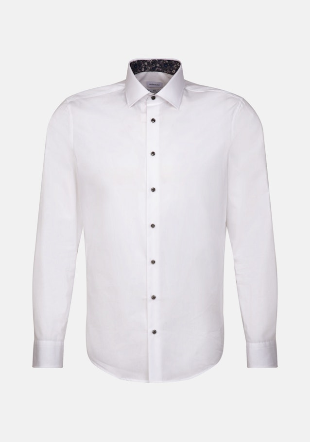 Slim Business Shirt Uni in White | Seidensticker Onlineshop