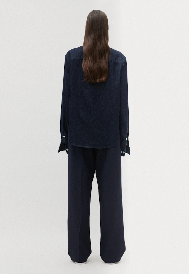 Regular Casual Hemd Uni in Dunkelblau |  Seidensticker Onlineshop