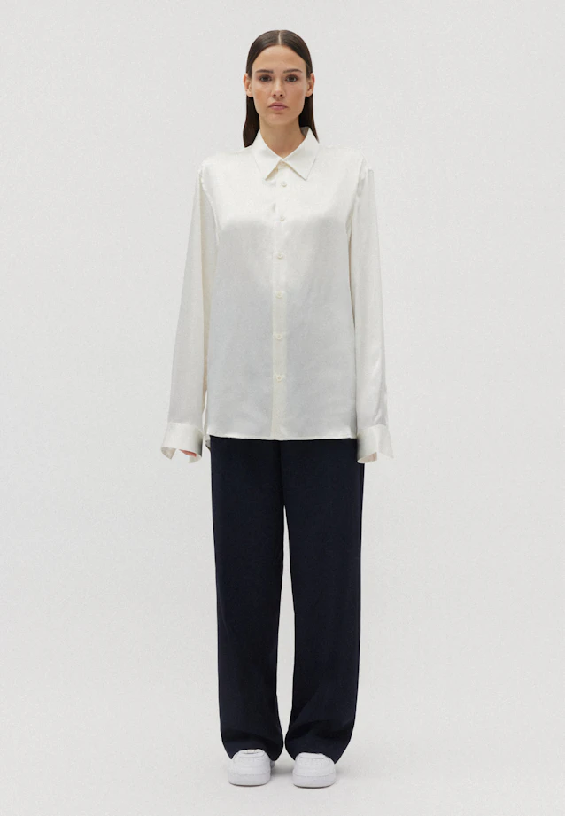 Regular Casual Hemd Uni in Ecru |  Seidensticker Onlineshop