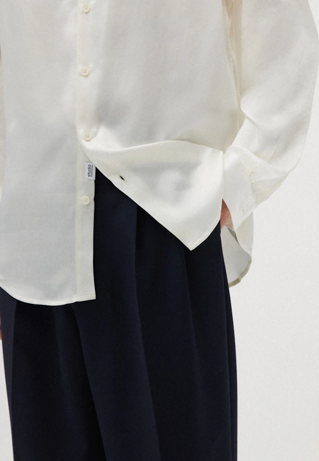 Regular Casual Hemd Uni in Ecru |  Seidensticker Onlineshop