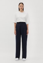 Pleated trousers Oversized in Dark Blue |  Seidensticker Onlineshop