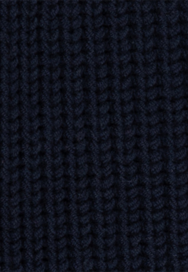 Pullover Regular in Bleu Foncé |  Seidensticker Onlineshop