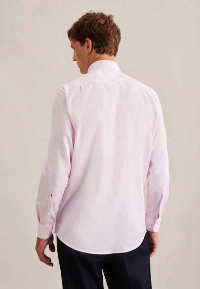Regular Business Hemd Struktur in Rosa |  Seidensticker Onlineshop