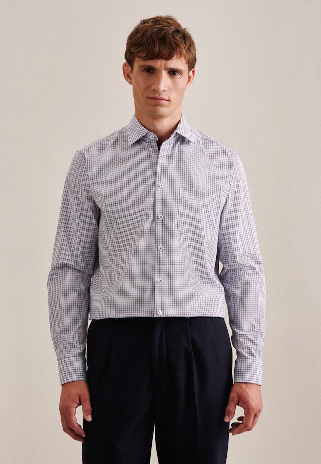 Regular Chemise d'affaires carreaux in Rouge |  Seidensticker Onlineshop