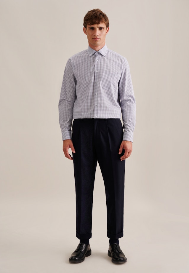 Regular Chemise d'affaires carreaux in Rouge |  Seidensticker Onlineshop