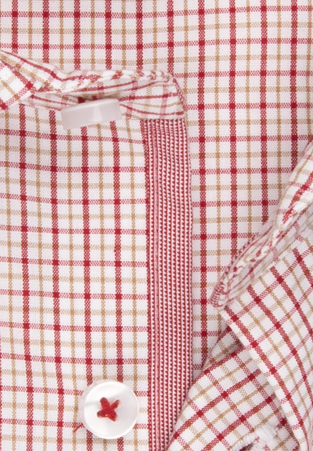 Regular Chemise d'affaires carreaux in Rouge |  Seidensticker Onlineshop