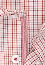Regular Chemise d'affaires carreaux in Rouge |  Seidensticker Onlineshop