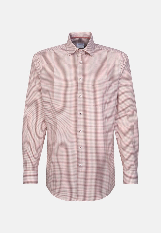 Regular Chemise d'affaires carreaux in Rouge |  Seidensticker Onlineshop