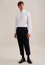 Non-iron Twill Business Shirt in Regular with Kent-Collar in White |  Seidensticker Onlineshop