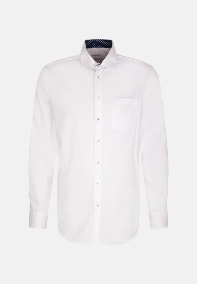 Regular Business shirt Uni in White |  Seidensticker Onlineshop