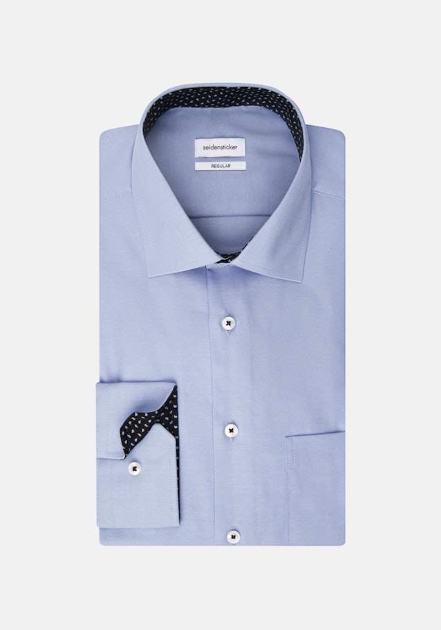 Bügelfreies Twill Business Hemd in Regular mit Kentkragen in Hellblau |  Seidensticker Onlineshop