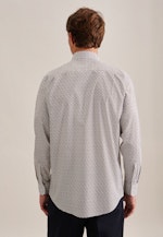 Regular Business shirt Small pattern in Brown |  Seidensticker Onlineshop